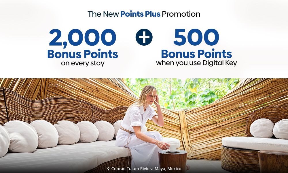 Maximize Your Travels with Hilton Honors 2024 Points Plus Promotion!